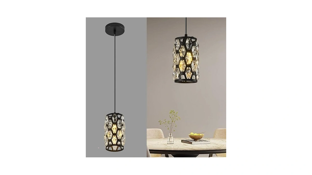 Vodcrindax Pendant Lights Kitchen Island Black... - Coupon