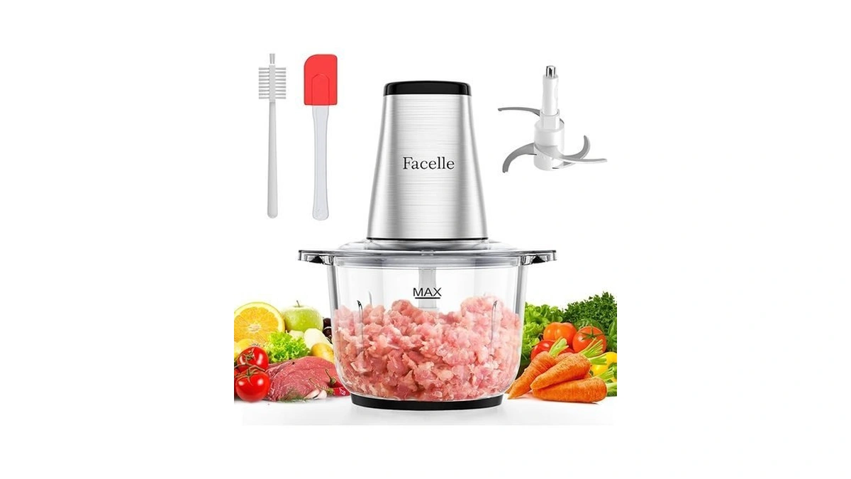 Food Processor Facelle Meat Grinder 8-cup Food... - Coupon