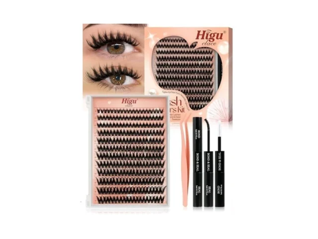 Higu Clace Lash Clusters Kit 240pcs C Curl Natural… – Coupon