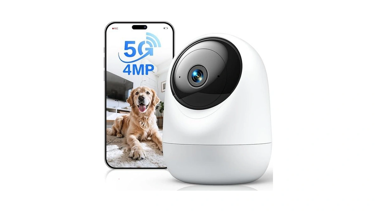 4mp 2 5k Indoor Camera 5g 2 4g Wifi 6 Pan Tilt... - Coupon