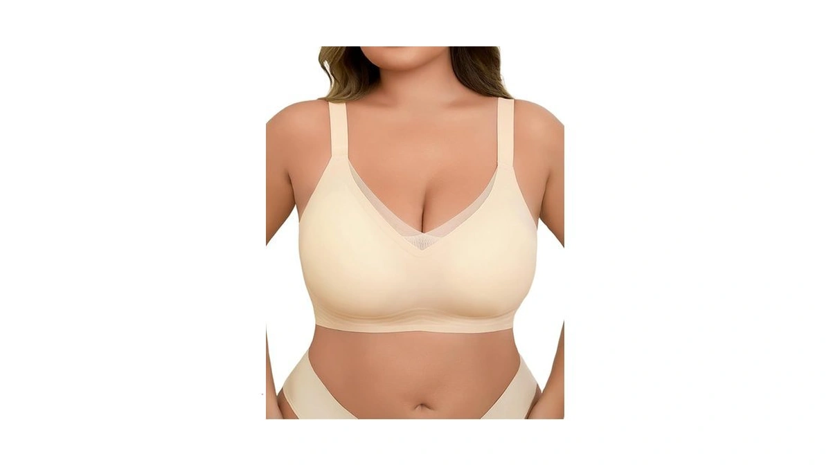Liijoo Wireless Bras For Women Seamless Comfort... - Coupon