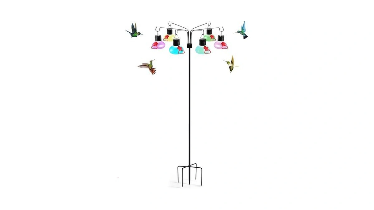 Pozfun Solar Hummingbird Feeders For Outdoors... - Coupon