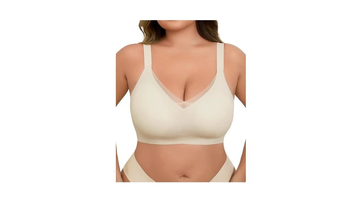 Liijoo Wireless Bras For Women Seamless Comfort... - Coupon