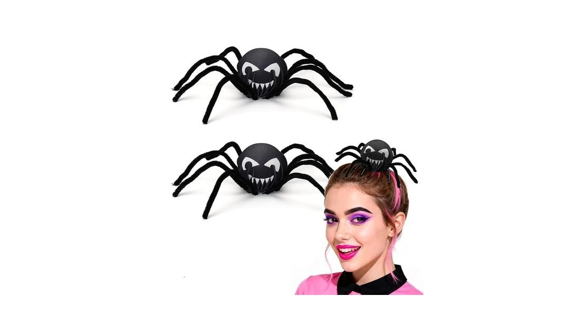 Mity Rain Halloween Spider Hair Clips For Buns Cute... - Coupon