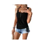 Andy Natalie Women Casual Summer Sleeveless Tops... - Coupon