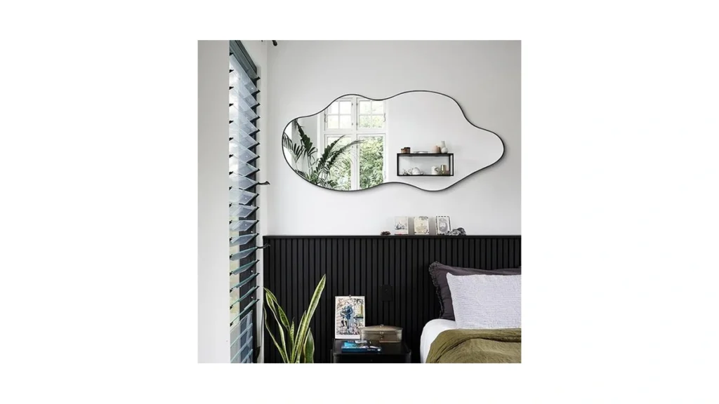 Daoyijiaju Irregular Wall Mirror 47 2 X21 6... - Coupon