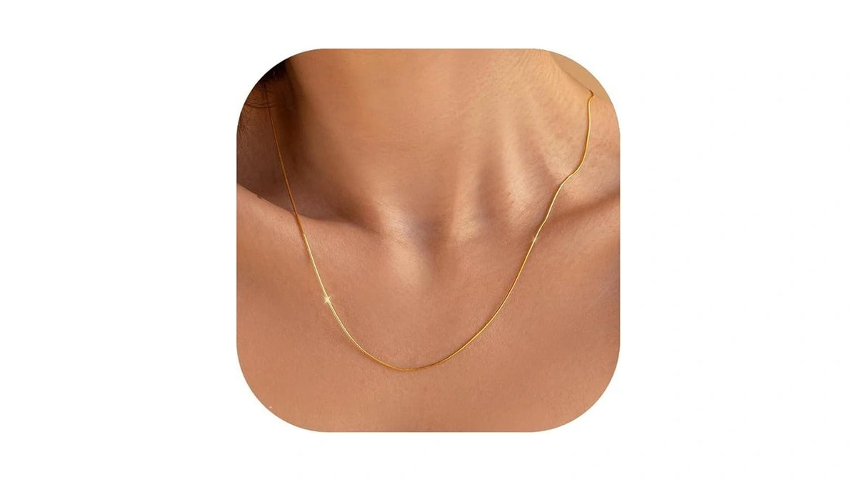 Baylay Gold Chain For Women - 18k Gold Plated... - Coupon