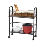 Iris Usa 2-tier Kitchen Storage Rolling Cart With... - Coupon