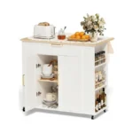 Faesun Kitchen Island On Wheels With Storage... - Coupon