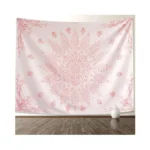 Kjhl Floral Bohemian Tapestry Black And White... - Coupon