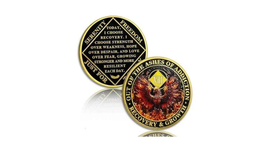 Phoenix 7 Year Sobriety Coin Flame Seven Year... - Coupon