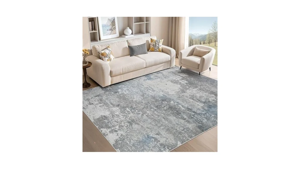 Micgeek Area Rug Living Room - 5x8 Abstract... - Coupon