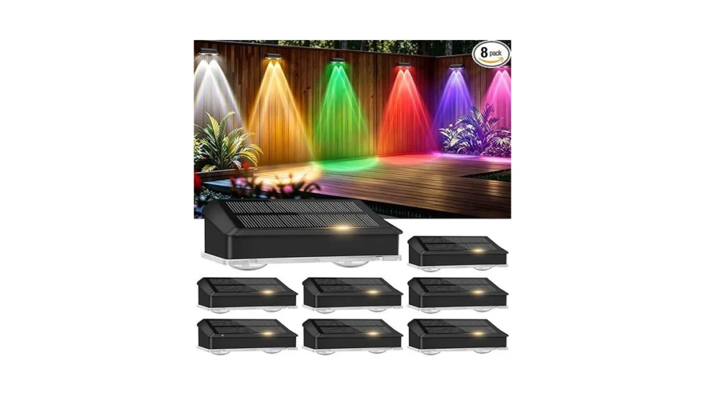 Echosari 8 Pack Solar Fence Lights Outdoor... - Amazon Promo Code