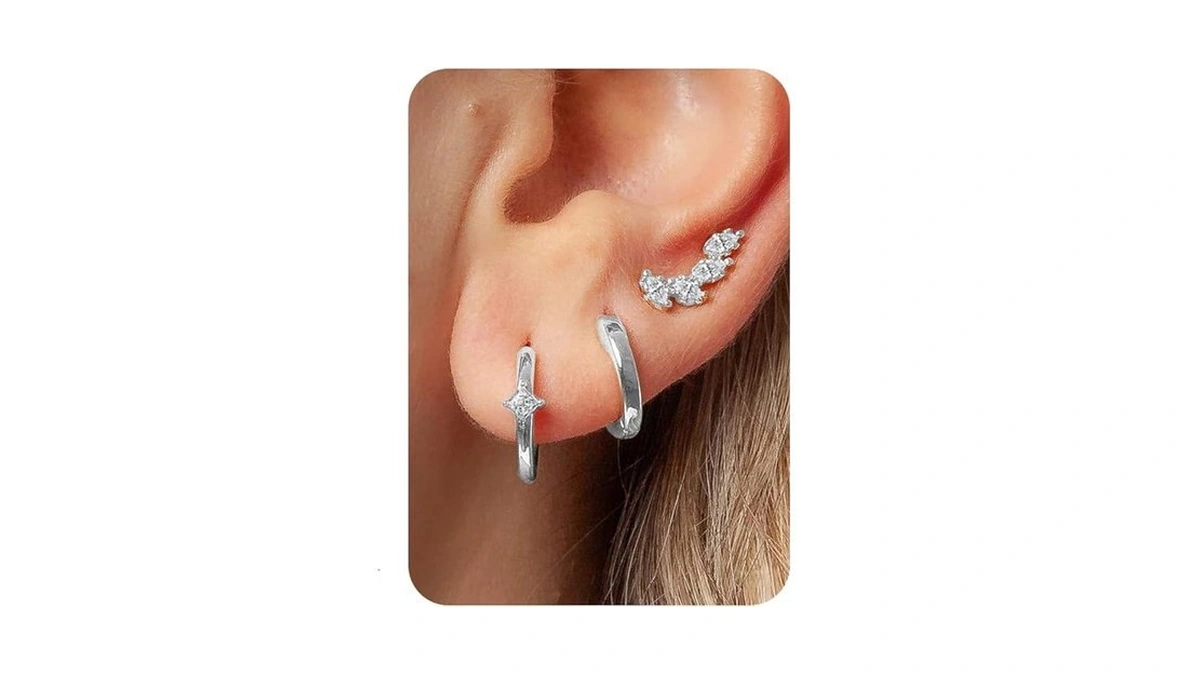 Oaomria Earring Sets For Multiple Piercing Dainty... - Coupon