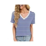 Womens Short Sleeve Tops T Shirts Summer T Shirts V... - Coupon