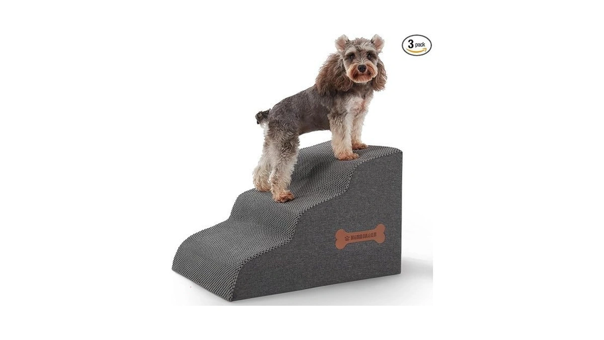 Dog Stairs 3-step For Small Dogs And Cats To Get On... - Coupon