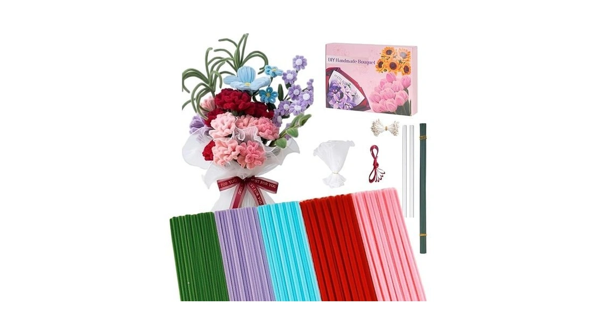 Szxymuqi 500pcs Pipe Cleaners Craft Kit 20 Stems... - Coupon