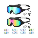 Vvinca Swim Goggles Kids Goggles With Earplugs Nose... - Coupon
