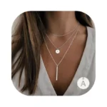 Vjoypro Dainty Silver Necklace For Women - Initial... - Coupon