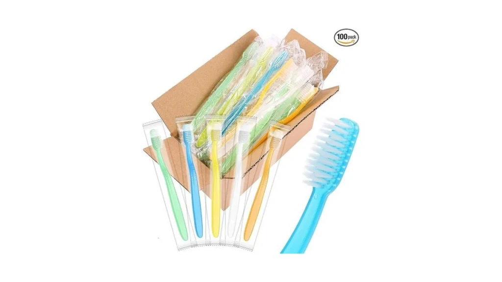 Acskd 100 Pack Disposable Toothbrushes Bulk Soft... - Coupon