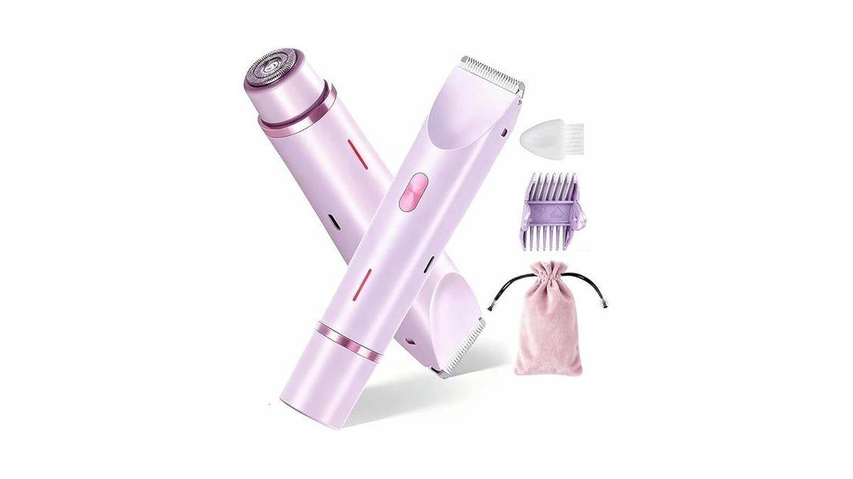 Bikini Trimmer For Women 2 In 1 Dual-head Electric... - Coupon