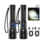 Rechargeable Flashlights High Lumens 2pack 5modes... - Coupon