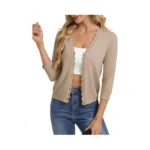 Grace Karin Khaki Cardigan For Women Lightweight... - Coupon