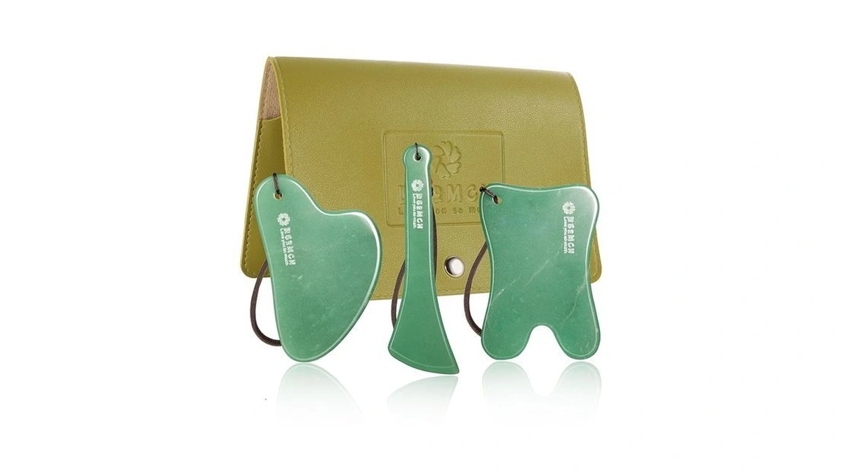 Lusomch 3pc Gua Sha Tools Set - Natural Nephrite... - Coupon