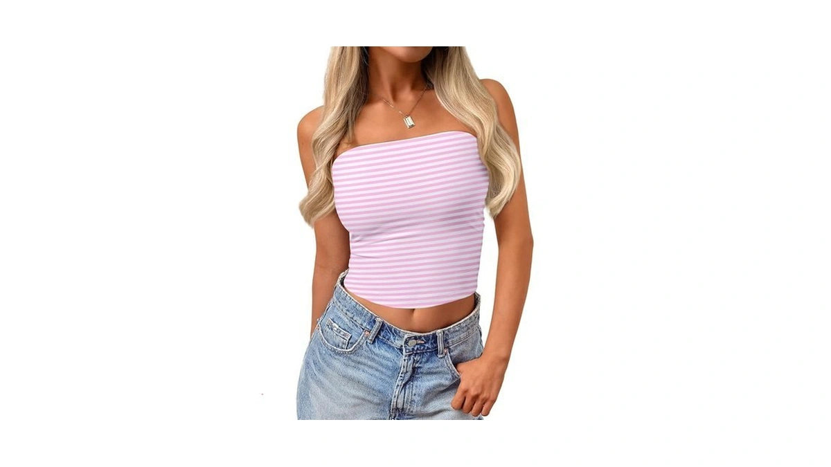 Trendy Queen Women S Y2k Tube Tops Butter Soft... - Coupon