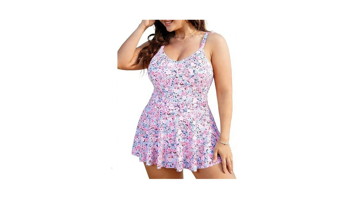 Charming Ashley Plus Size Bathing Suit For Women... - Coupon