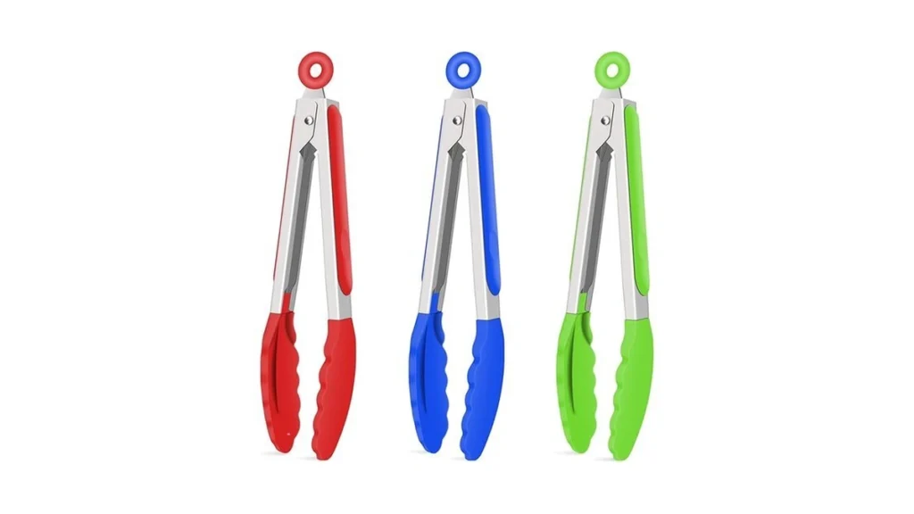 Hotec Silicone Kitchen Tongs For Cooking 9-inch... - Coupon
