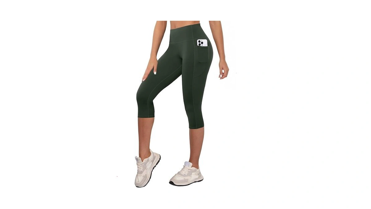 Copyleaf Capri Leggings For Women High Waisted... - Coupon