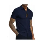Pj Paul Jones Mens Button Down Short Sleeve Shirt... - Coupon