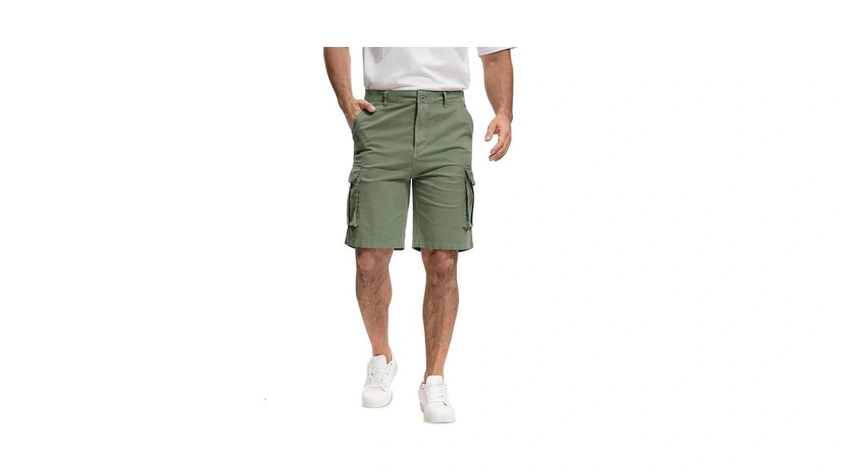 Aohike Casual Cargo Shorts For Men - Hiking Shorts... - Coupon