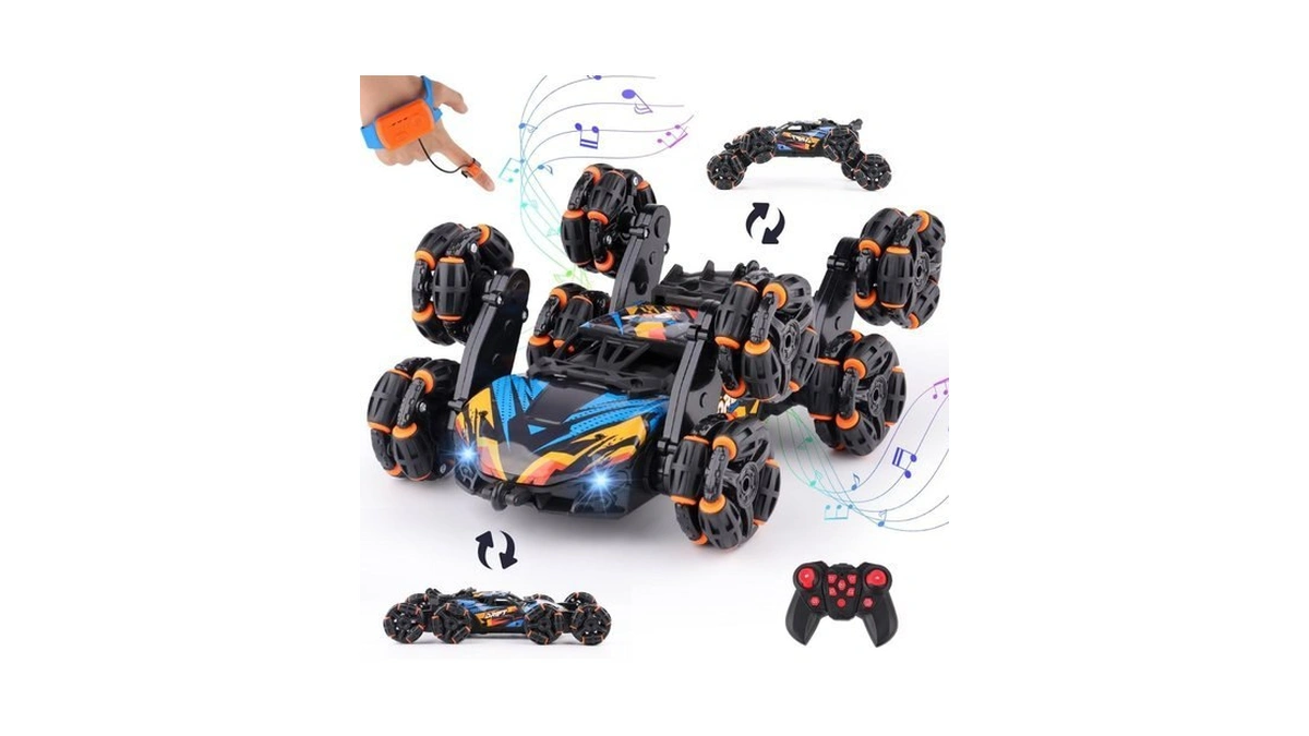 Nexbox Cool 8 Wheels Hand Controlled Rc Stunt Car... - Coupon