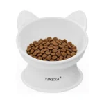Yineya Cat Bowls Cat Food Bowl Elevated To Protect... - Coupon