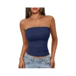 Automet Womens Tube Tops Soft Stretchy Strapless... - Coupon