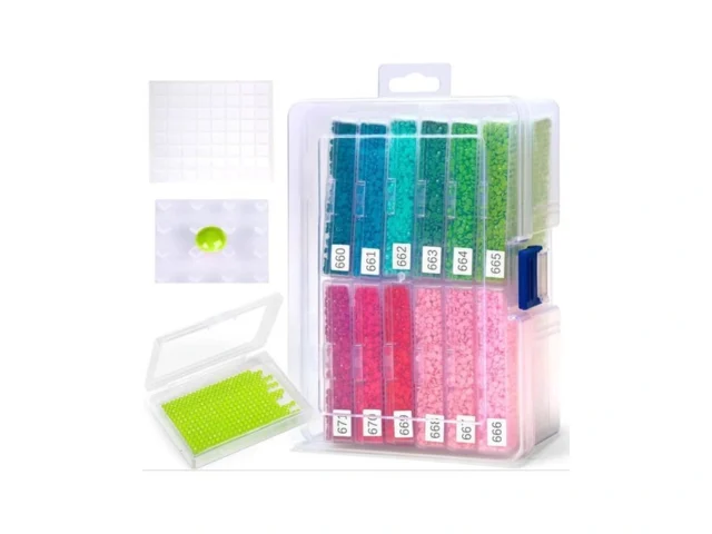 12pcs 2-in-1 Diamond Art Storage Trays With Lids… – Coupon