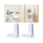 Bstsilver Childproof Door Lever Lock 2 Pack Prevent... - Coupon
