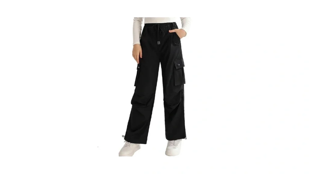 Ninobebe Girls Cargo Jogger Pants Parachute Pants... - Coupon