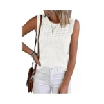 Kirundo Crochet Tops For Women 2026 Spring Summer... - Coupon