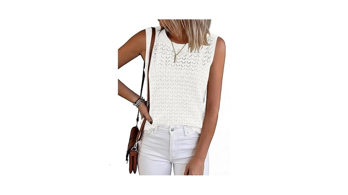 Kirundo Crochet Tops For Women 2026 Spring Summer... - Coupon