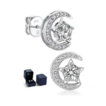 Momentwish Moissanite Earrings 1 2 Carat Lab... - Coupon