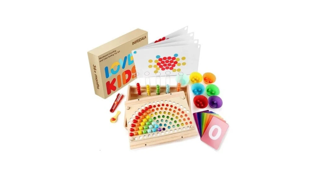 Inifeidala Montessori Wooden Educational Toys For... - Coupon