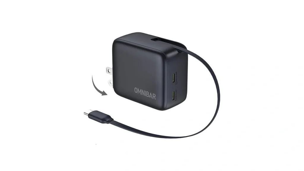 Omnibar Usb C Retractable Wall Charger 67w Max 3 In... - Coupon