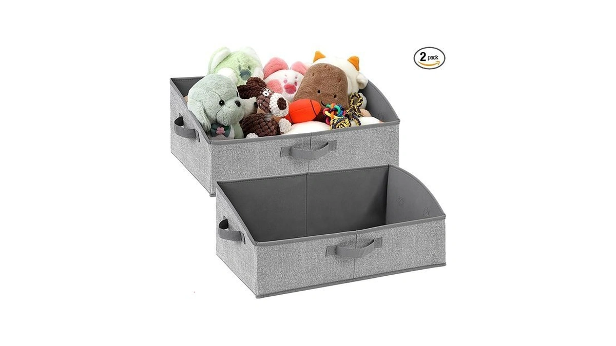 Jumpress 2 Pack Dog Toy Basket Collapsible Cat Dog... - Coupon