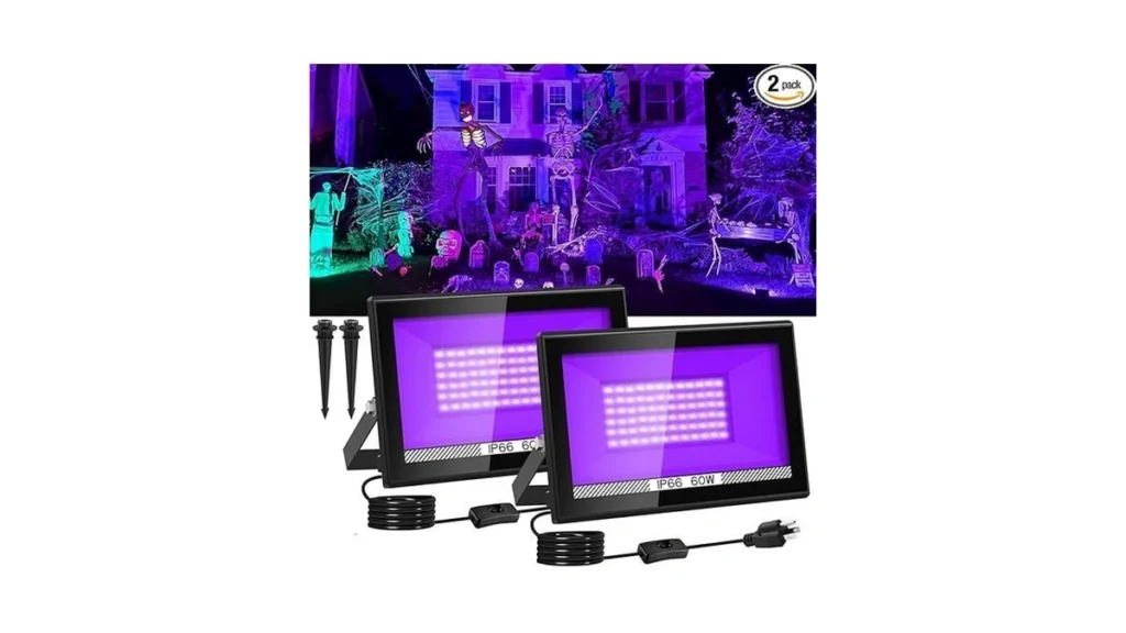 T-sun 2 Pack 60w Black Lights Outdoor Blacklight... - Coupon
