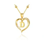 Cicy Bell Womens Heart Initial Necklace For Women... - Coupon
