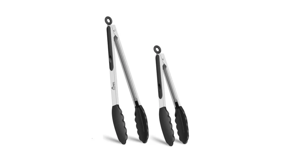Hotec Premium 7 9 Inch Kitchen Tongs Stainless... - Coupon