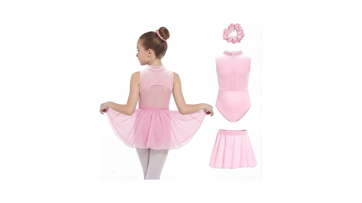 Jiamy Girls Ballet Leotards With Invisible Zipper... - Coupon
